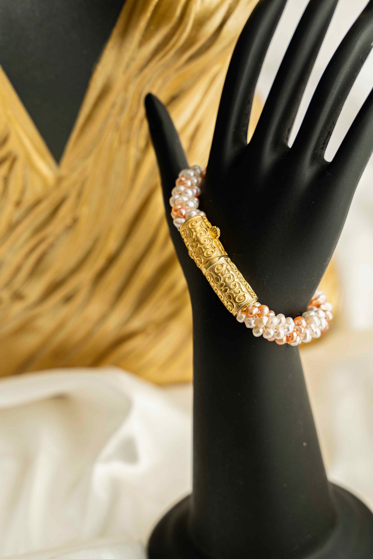PEMBE BEYAZ ÖZEL ÖRGÜ ZARAFET SET - 308