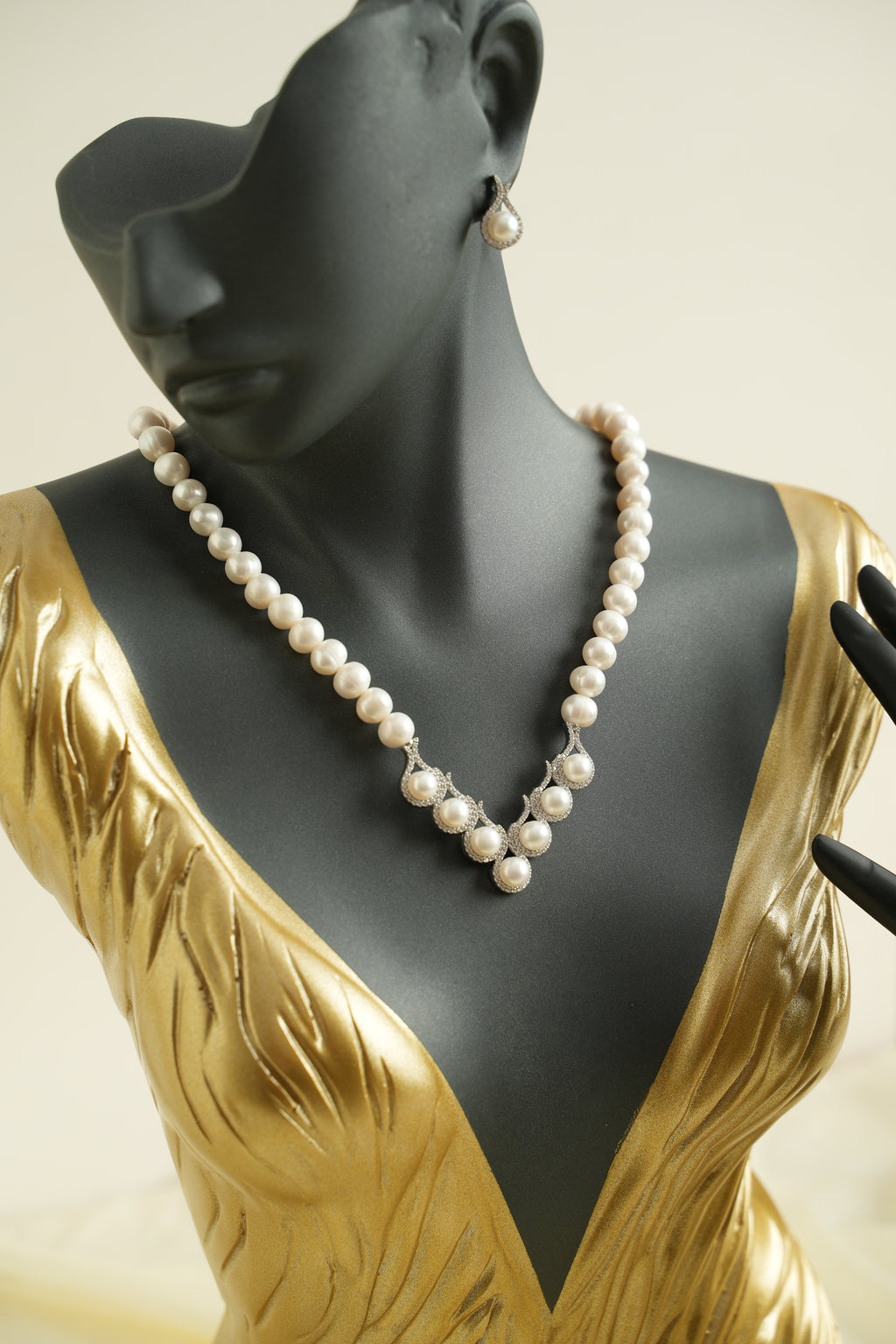 GÜMÜŞ İNCİ SET- ROSE 201