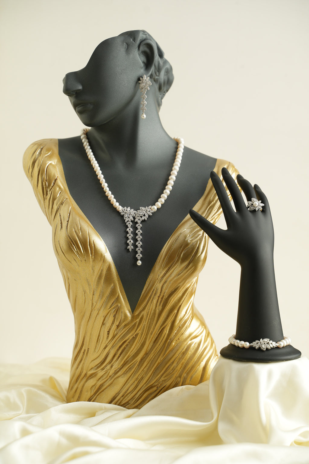 GÜMÜŞ İNCİ SET- ROSE 202