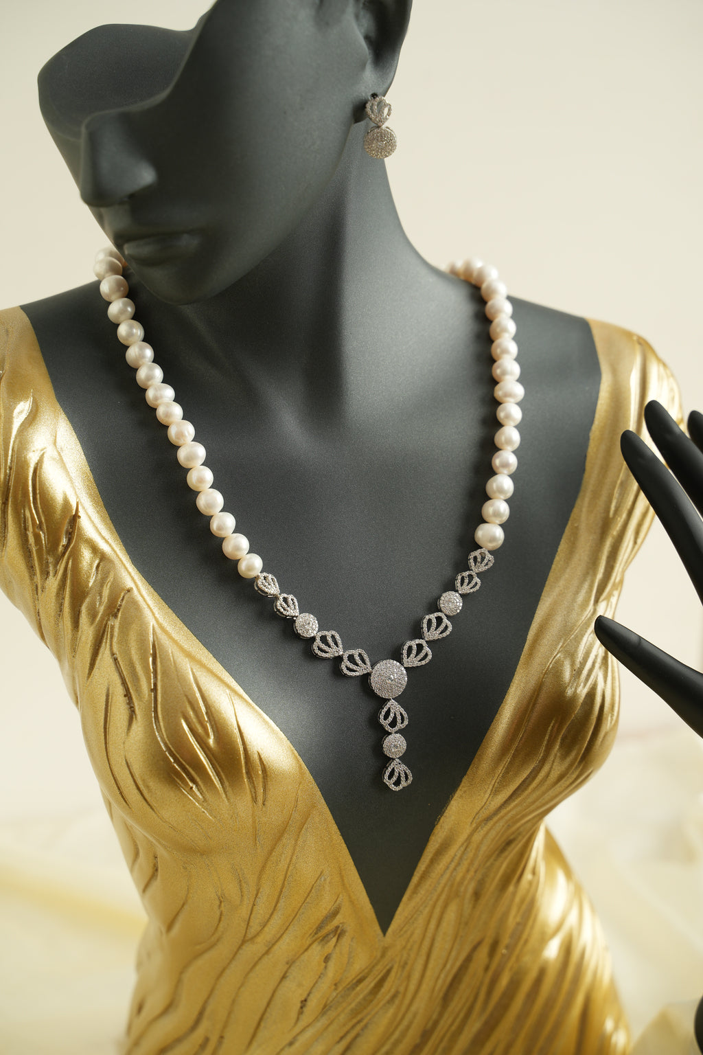 GÜMÜŞ İNCİ SET - ROSE 204