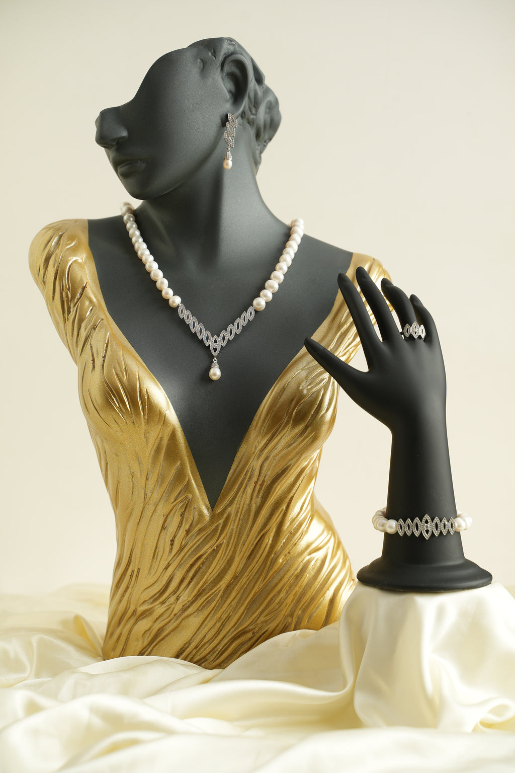 GÜMÜŞ İNCİ SET - ROSE 205