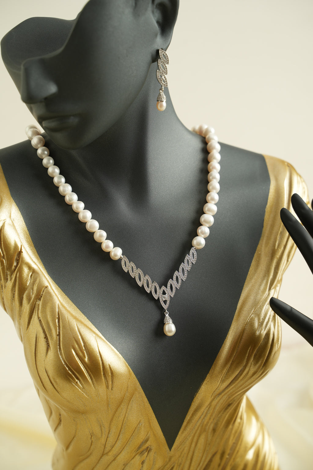 GÜMÜŞ İNCİ SET - ROSE 205