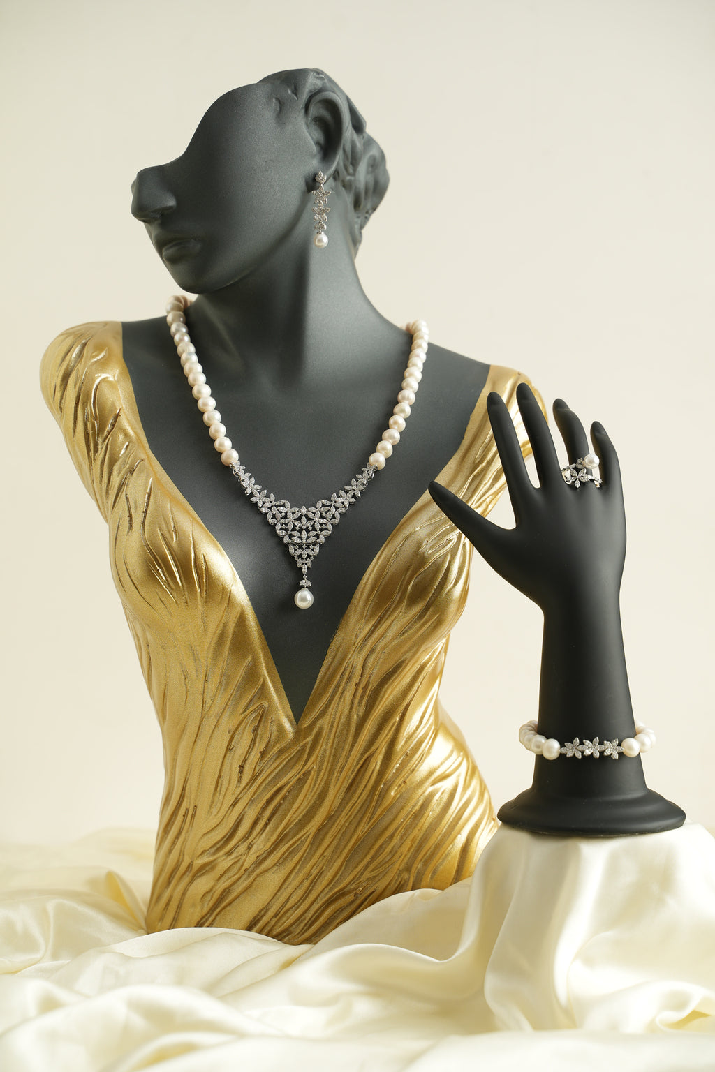 GÜMÜŞ İNCİ SET - ROSE 211