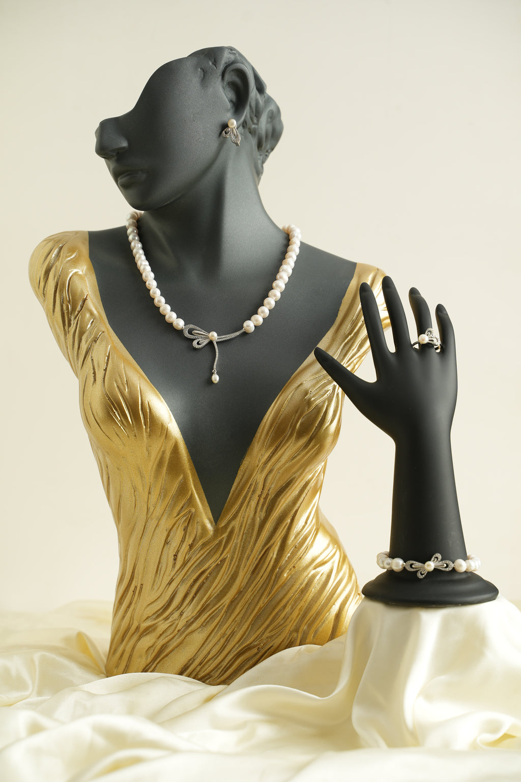 GÜMÜŞ İNCİ SET - ROSE 212