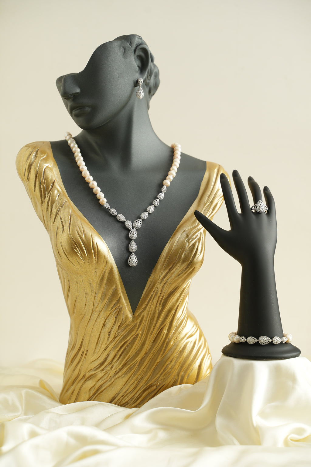 GÜMÜŞ İNCİ SET - ROSE 213