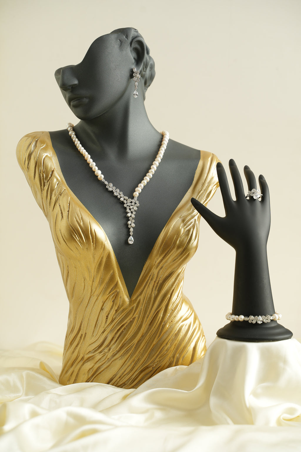 GÜMÜŞ İNCİ SET - ROSE 221