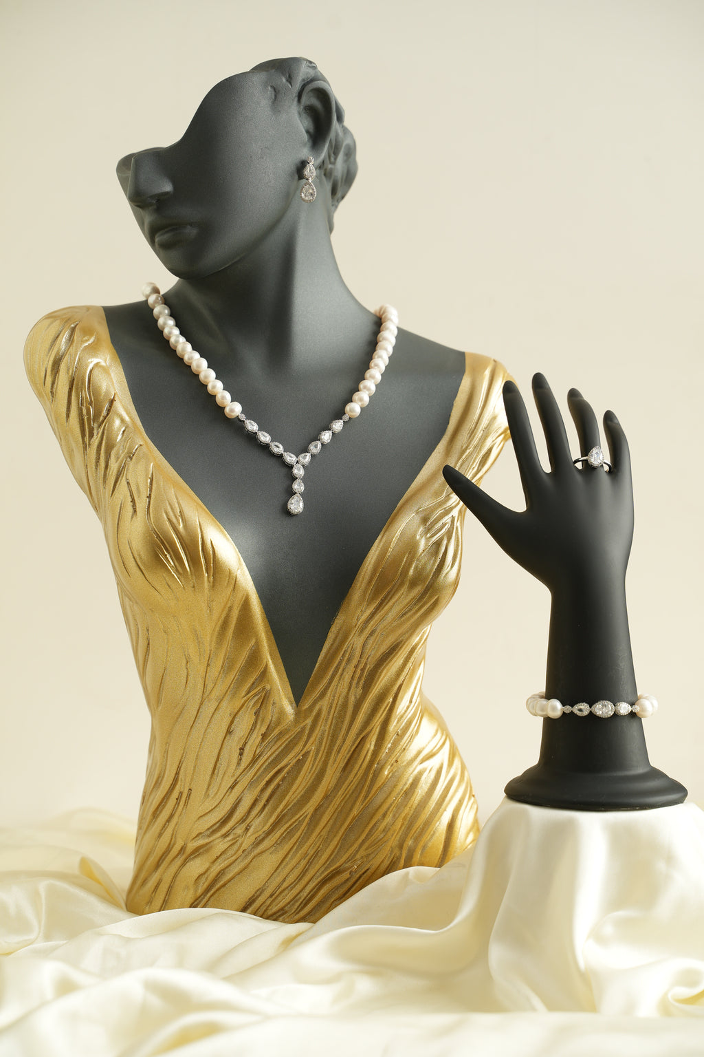 GÜMÜŞ İNCİ SET - ROSE 225