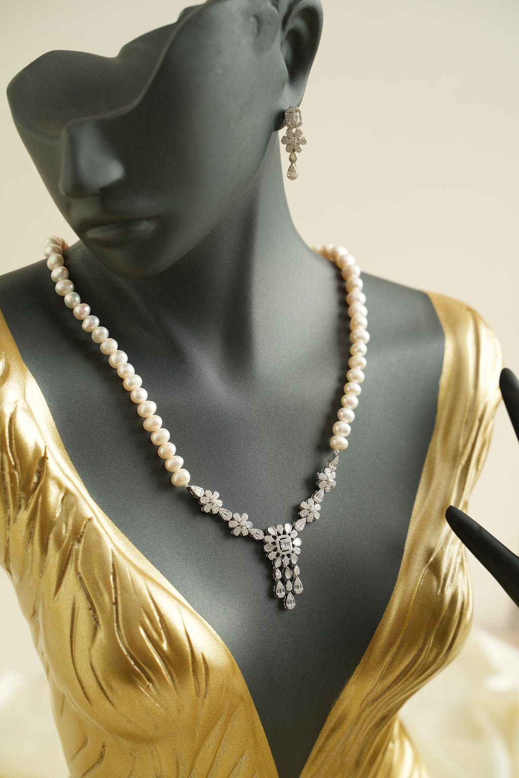 GÜMÜŞ İNCİ SET - ROSE 231