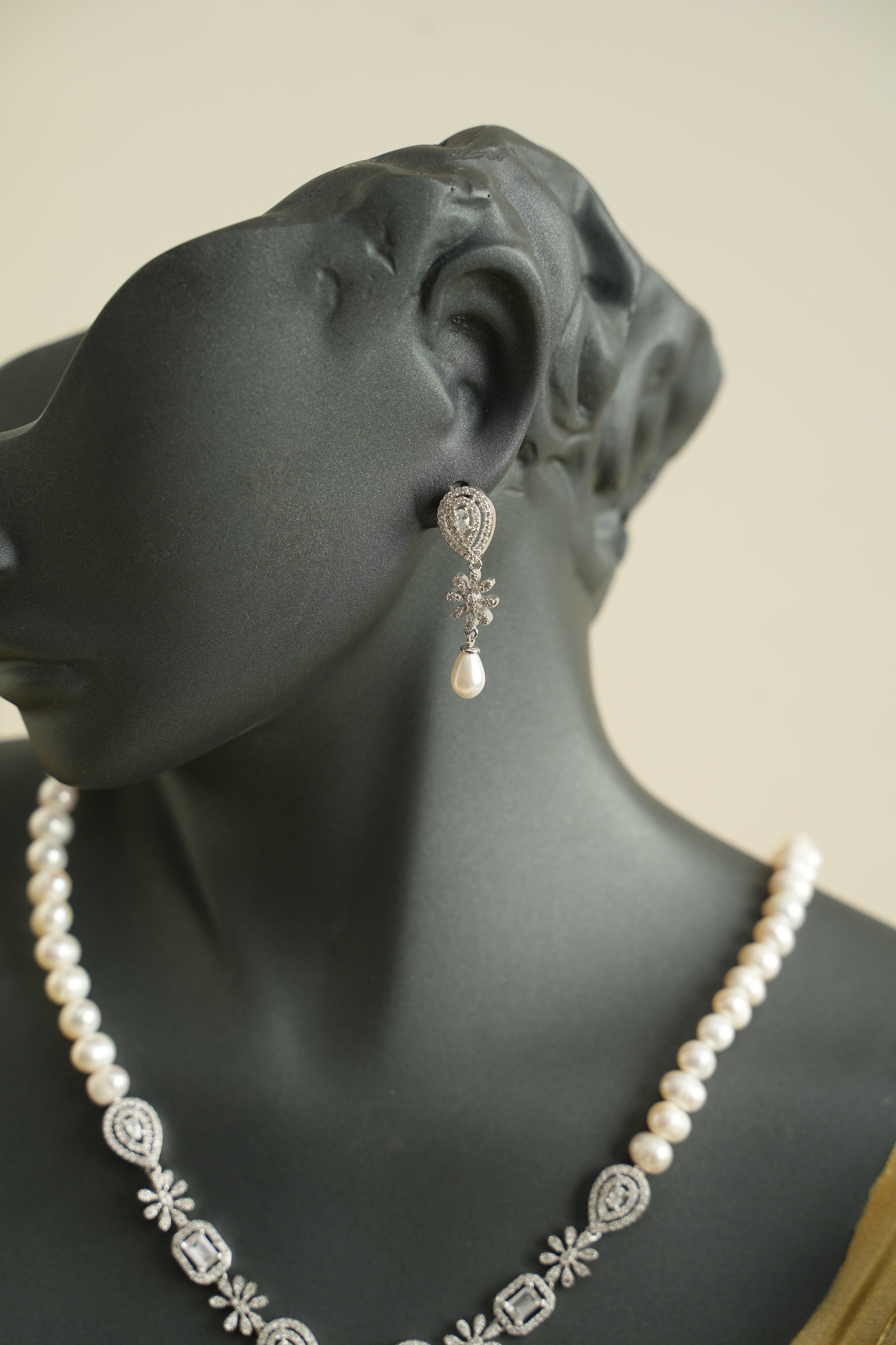 GÜMÜŞ İNCİ SET - ROSE 232