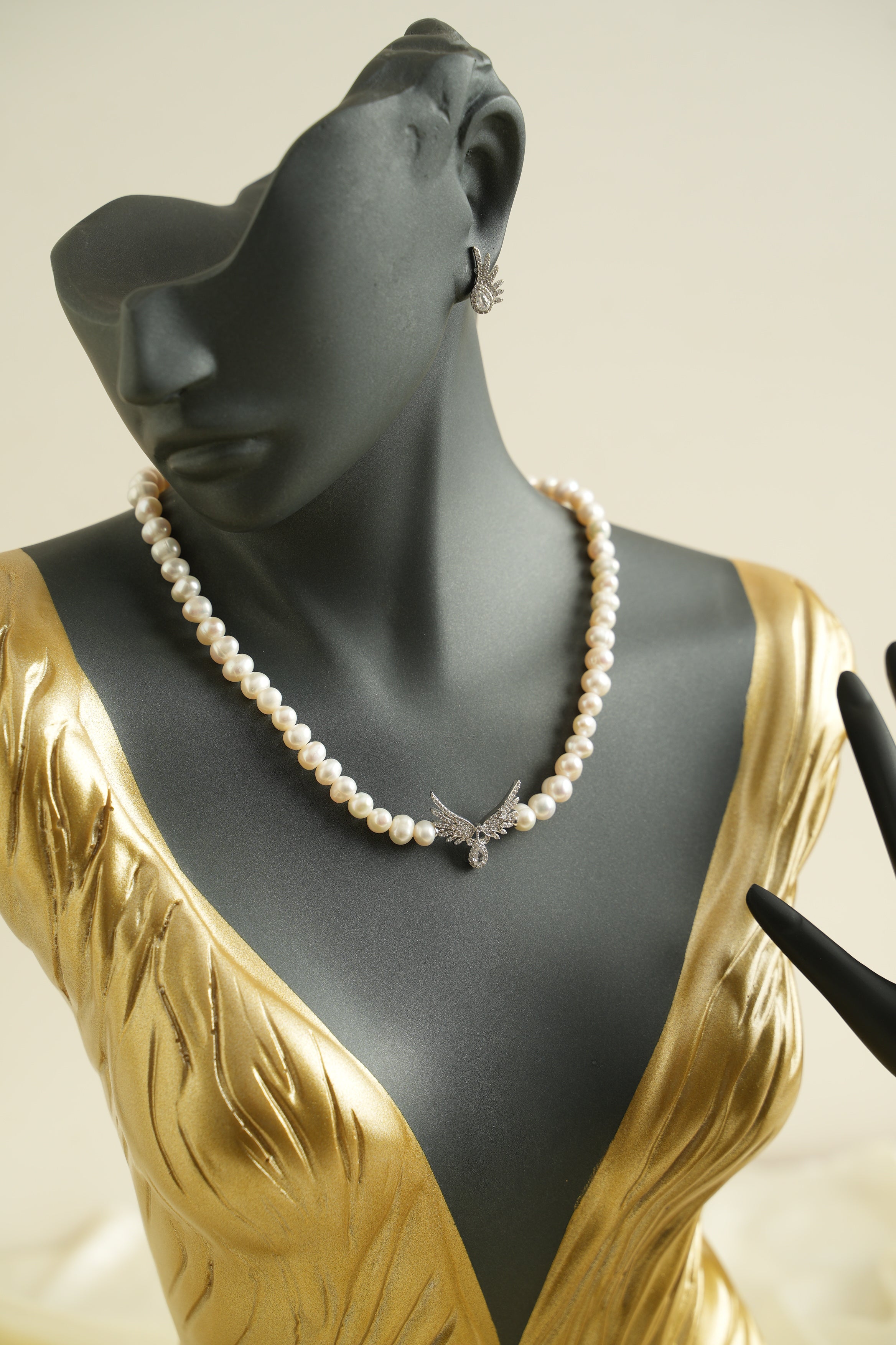 GÜMÜŞ İNCİ SET - ROSE 233