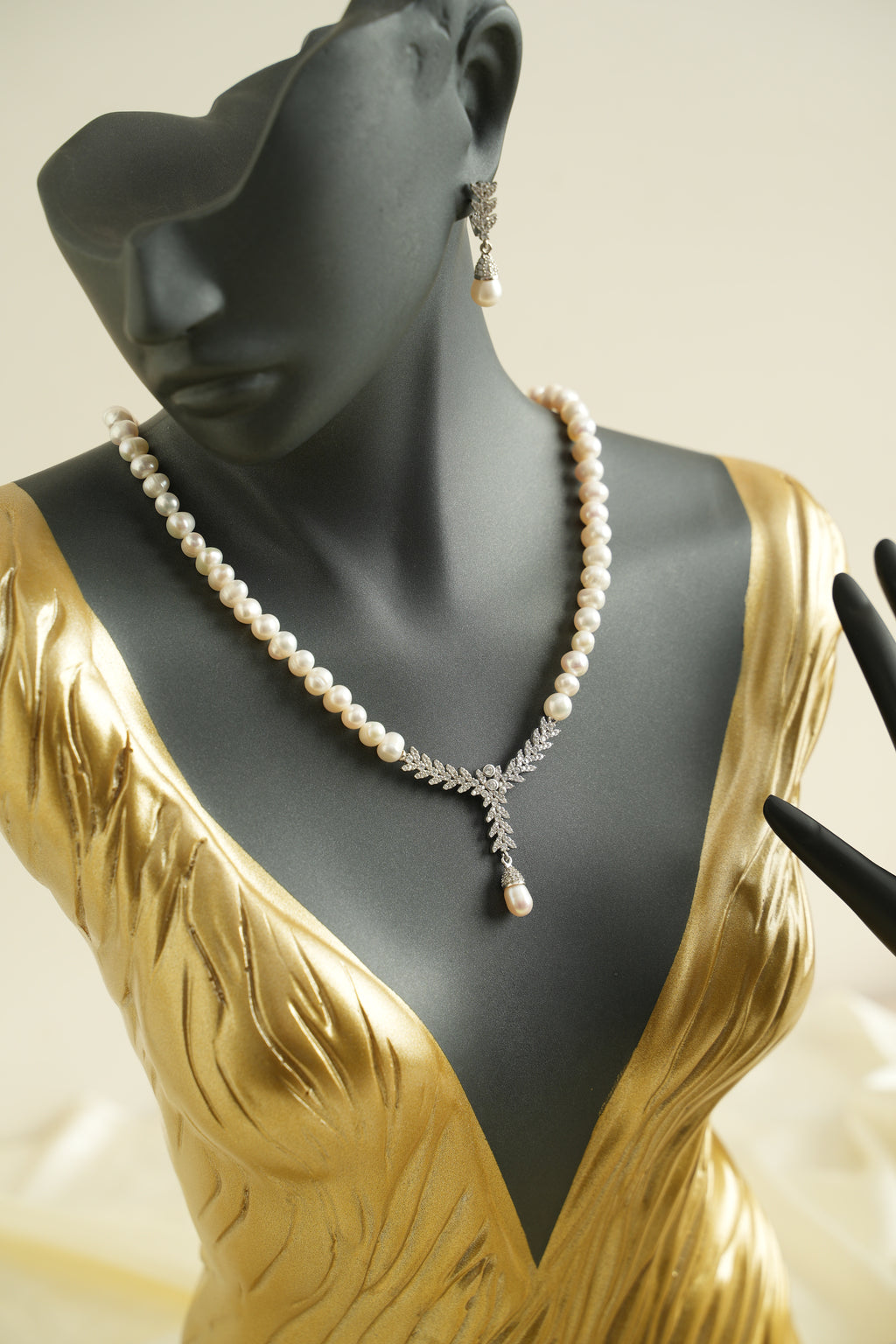 GÜMÜŞ İNCİ SET - ROSE 234