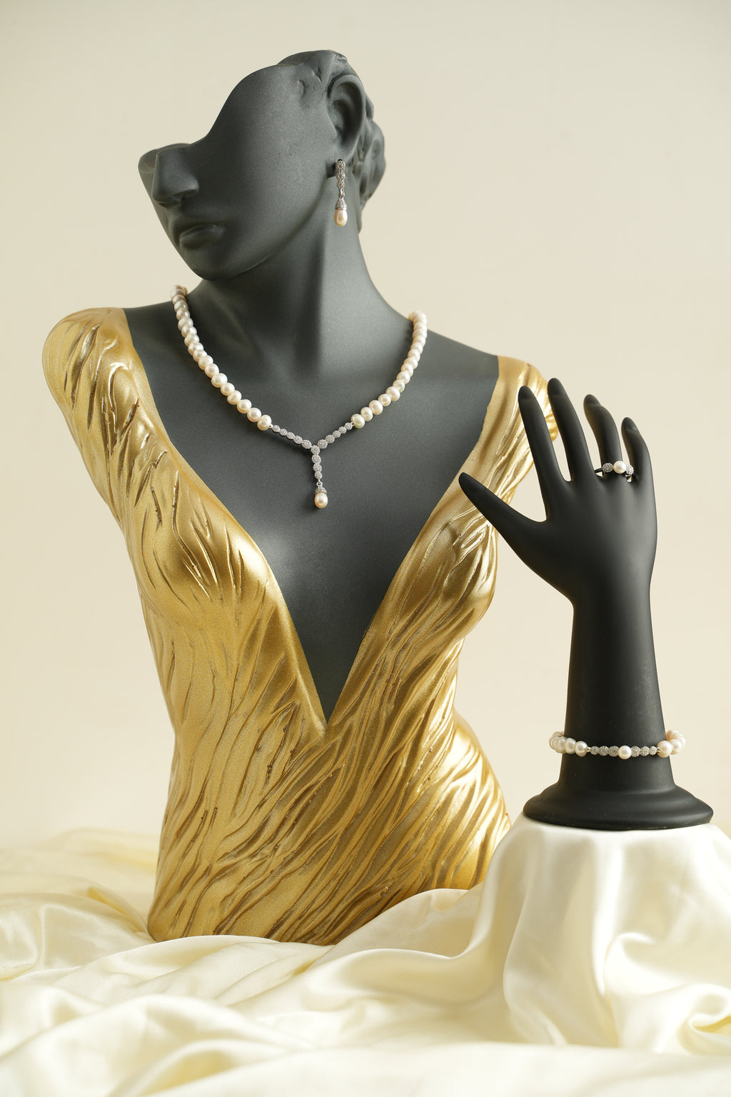 GÜMÜŞ İNCİ SET - ROSE 236