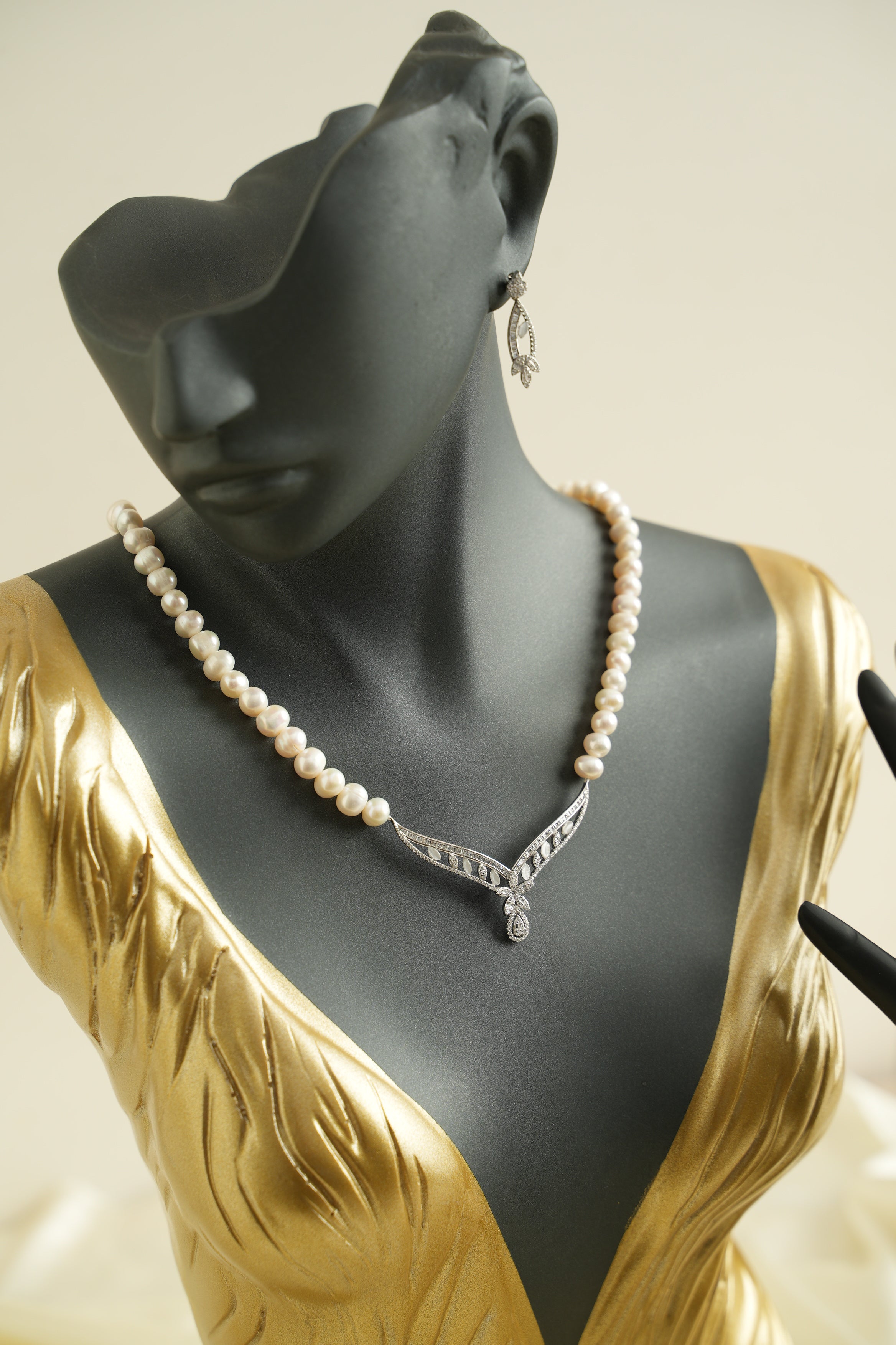 GÜMÜŞ İNCİ SET - ROSE 237