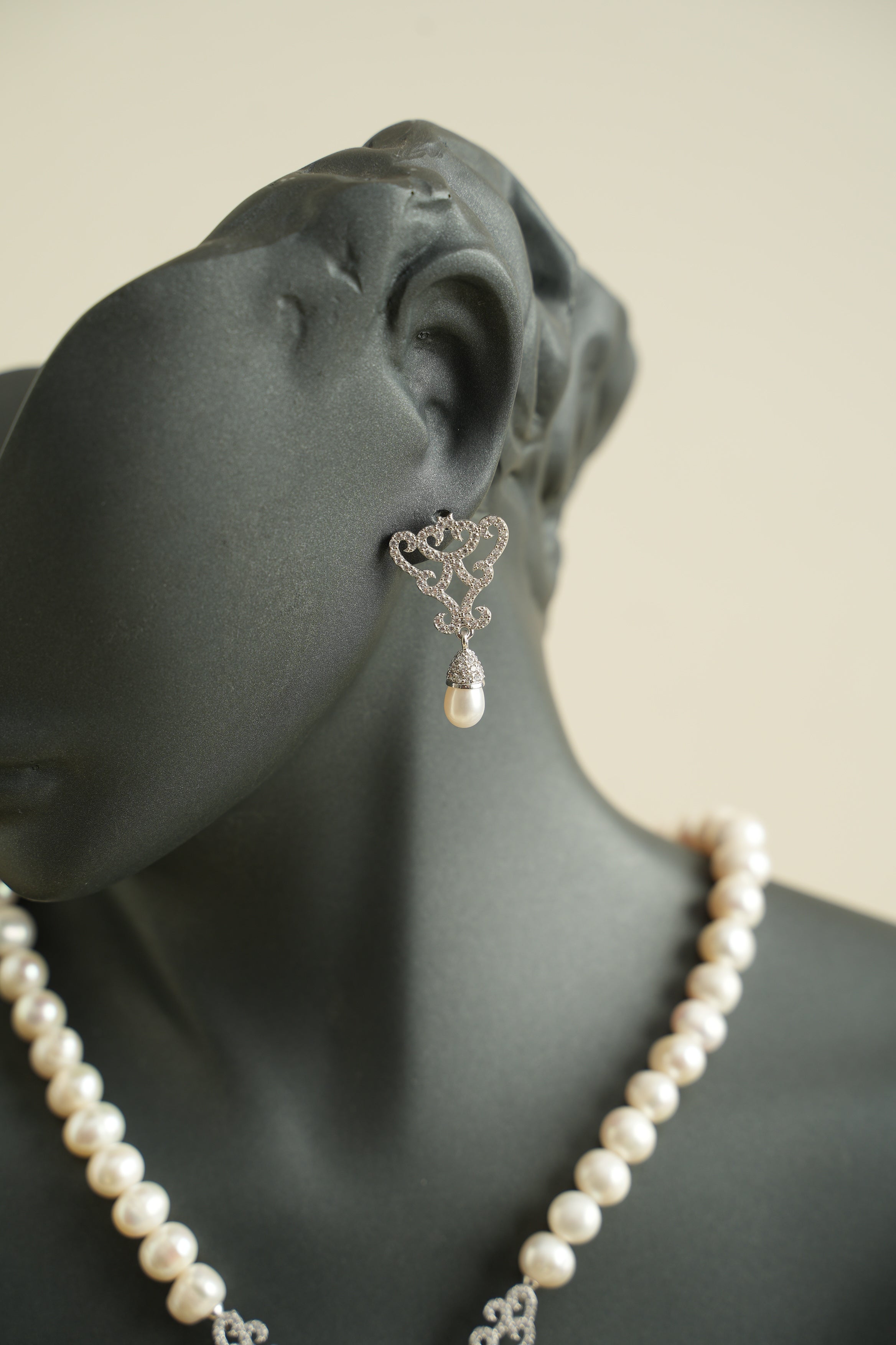 GÜMÜŞ İNCİ SET - ROSE 238