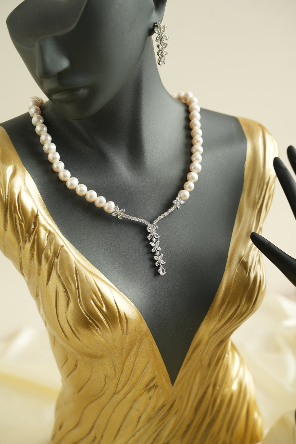 GÜMÜŞ İNCİ SET - ROSE 239