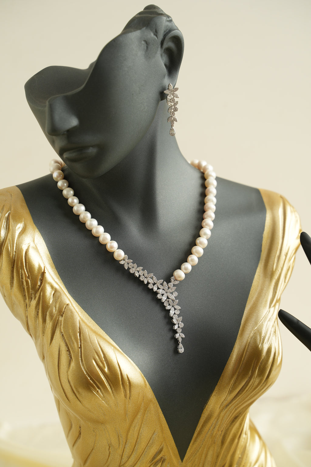 GÜMÜŞ İNCİ SET - ROSE 243