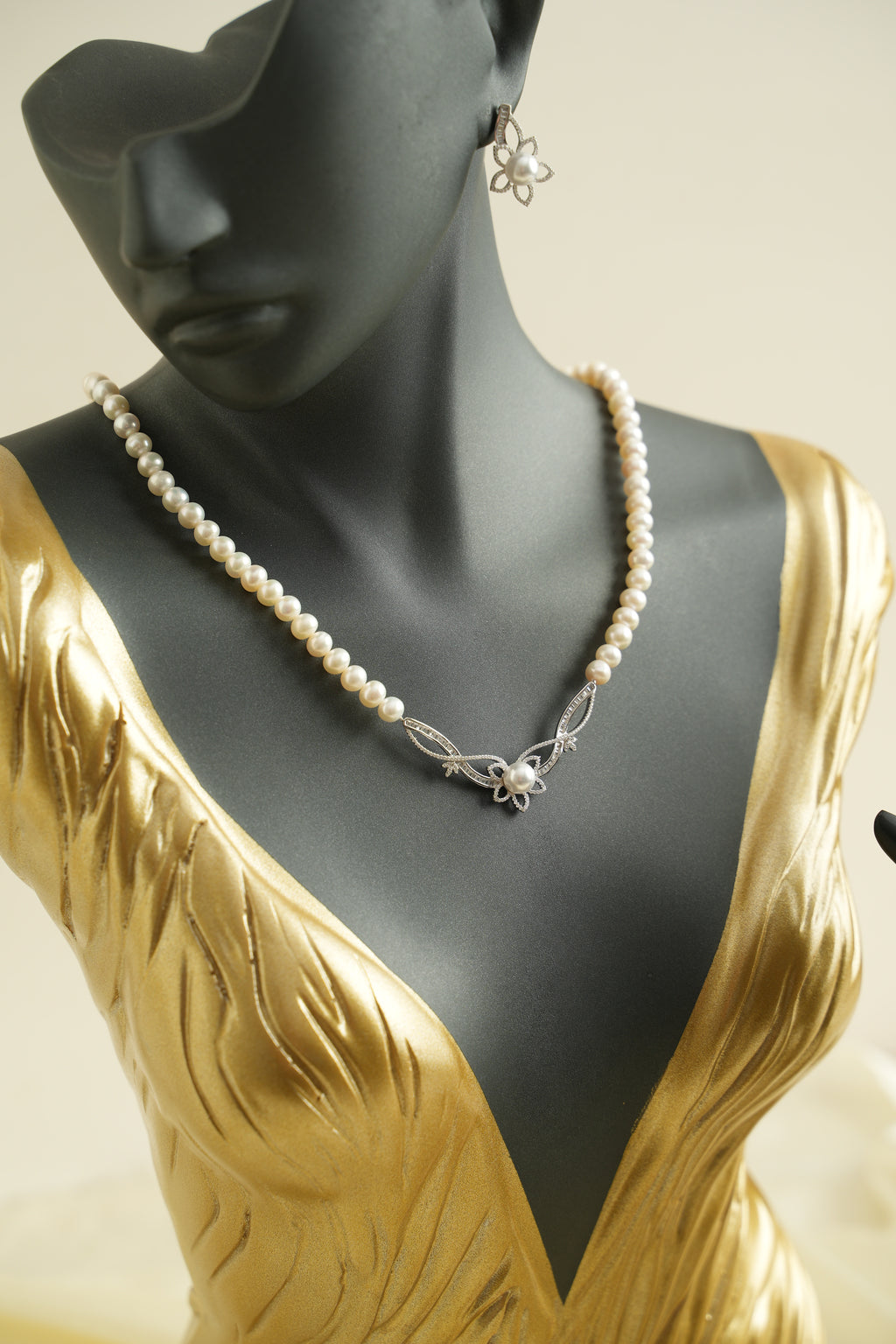 GÜMÜŞ İNCİ SET - ROSE 246