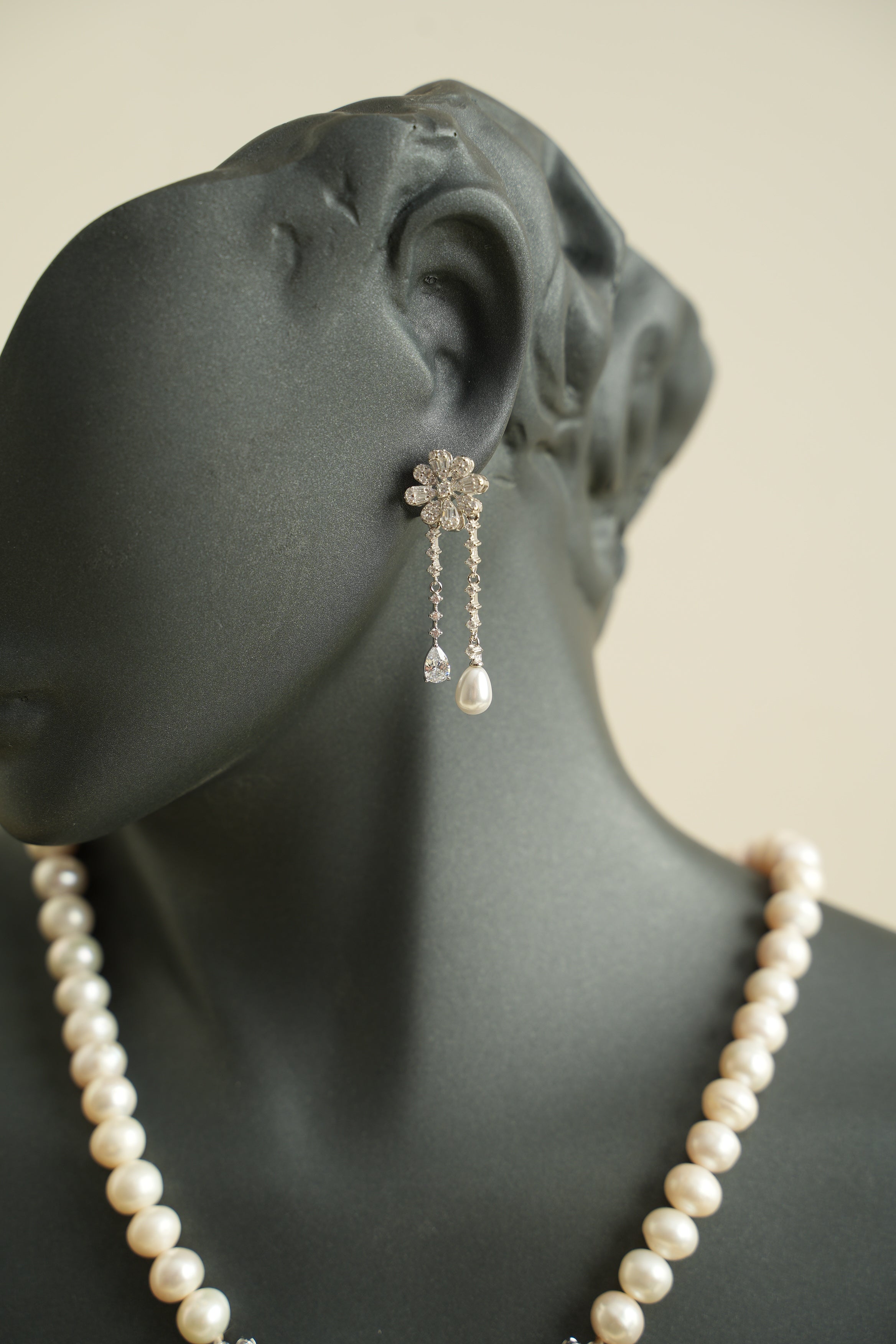 GÜMÜŞ İNCİ SET - ROSE 248