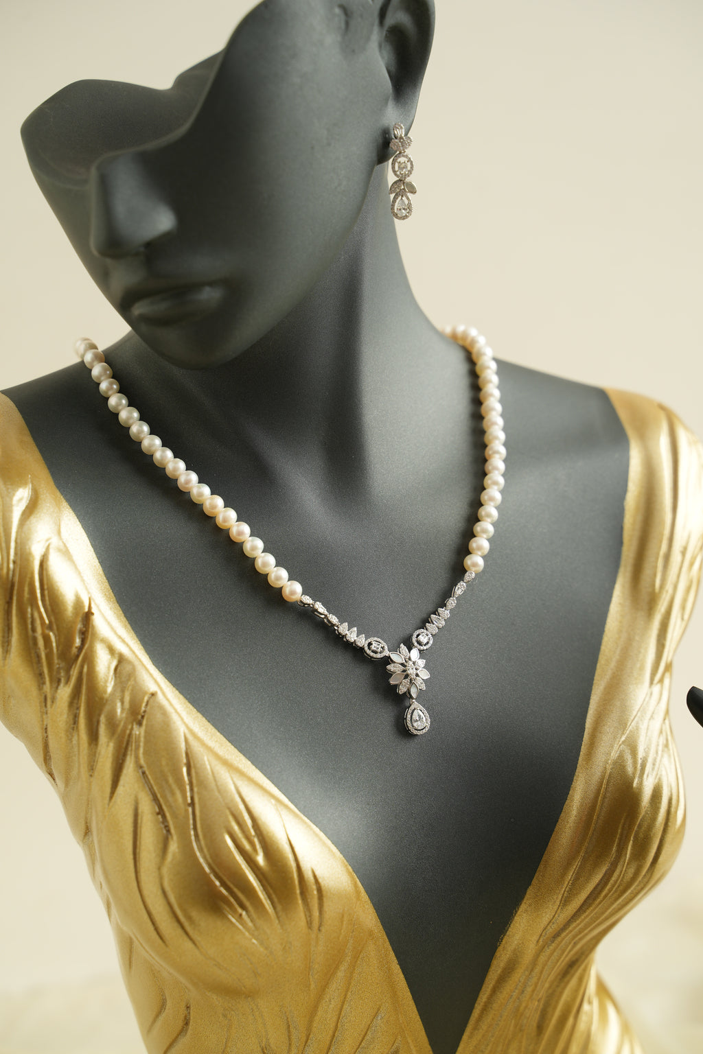 GÜMÜŞ İNCİ SET - ROSE 249