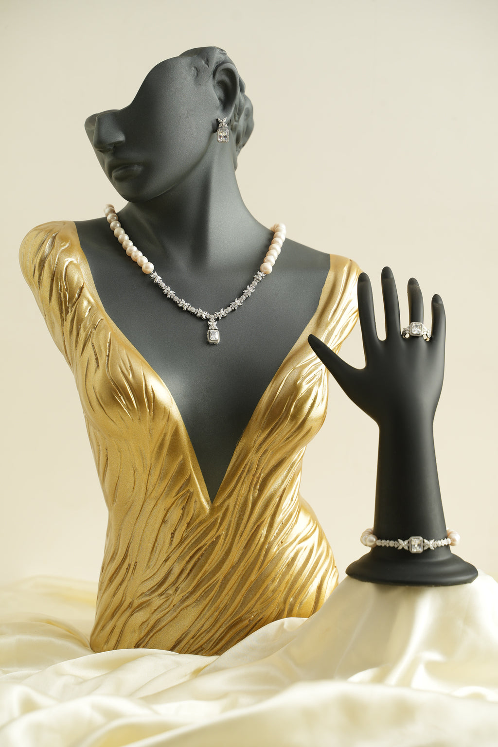 GÜMÜŞ İNCİ SET - ROSE 256