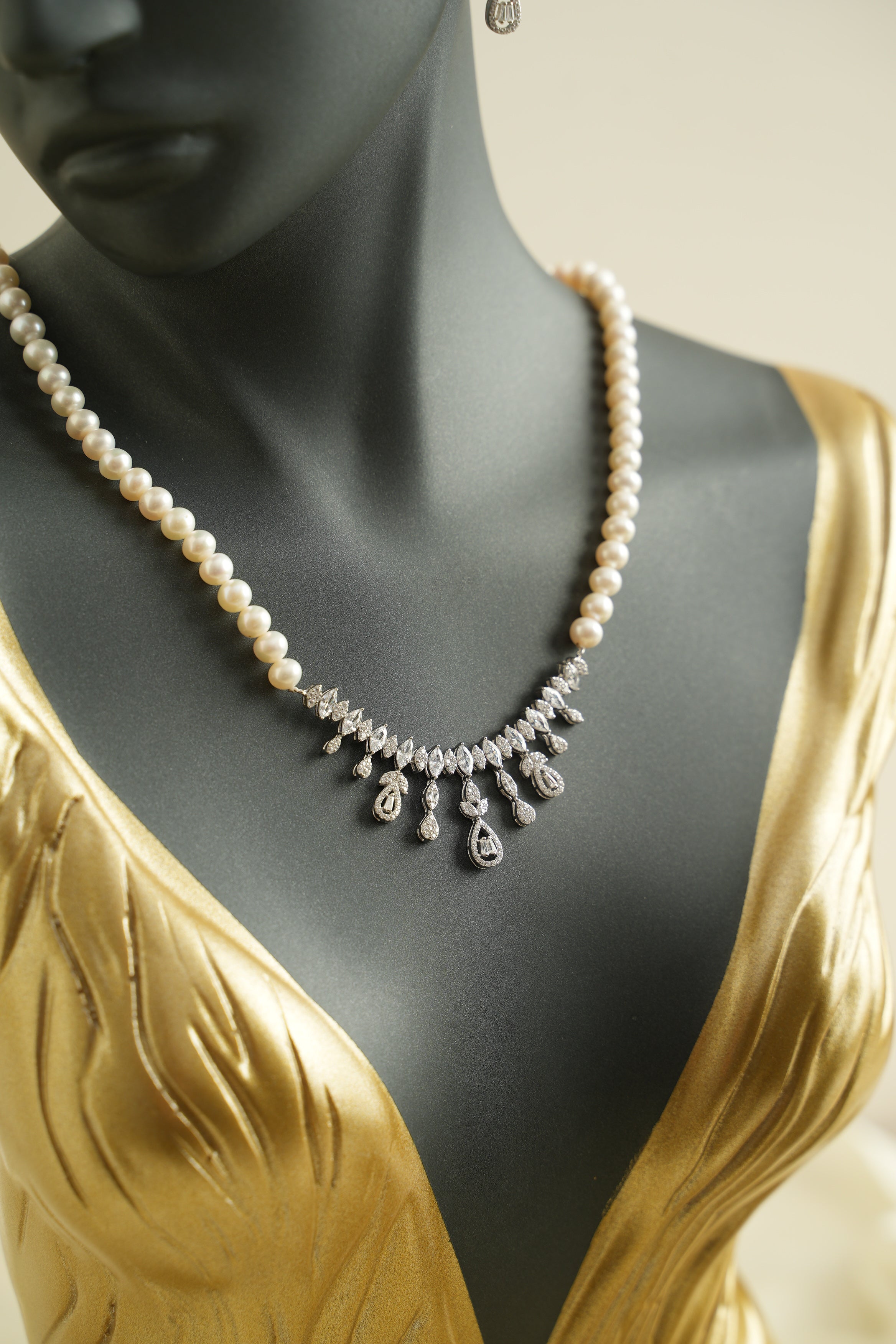 GÜMÜŞ İNCİ SET - ROSE 257