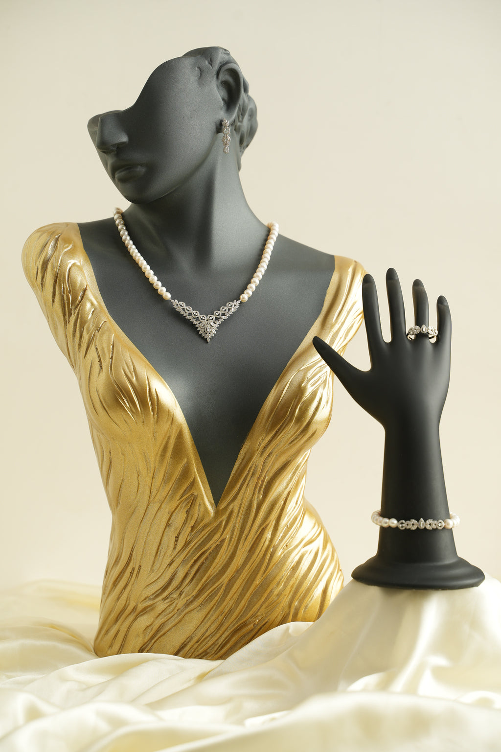 GÜMÜŞ İNCİ SET - ROSE 259