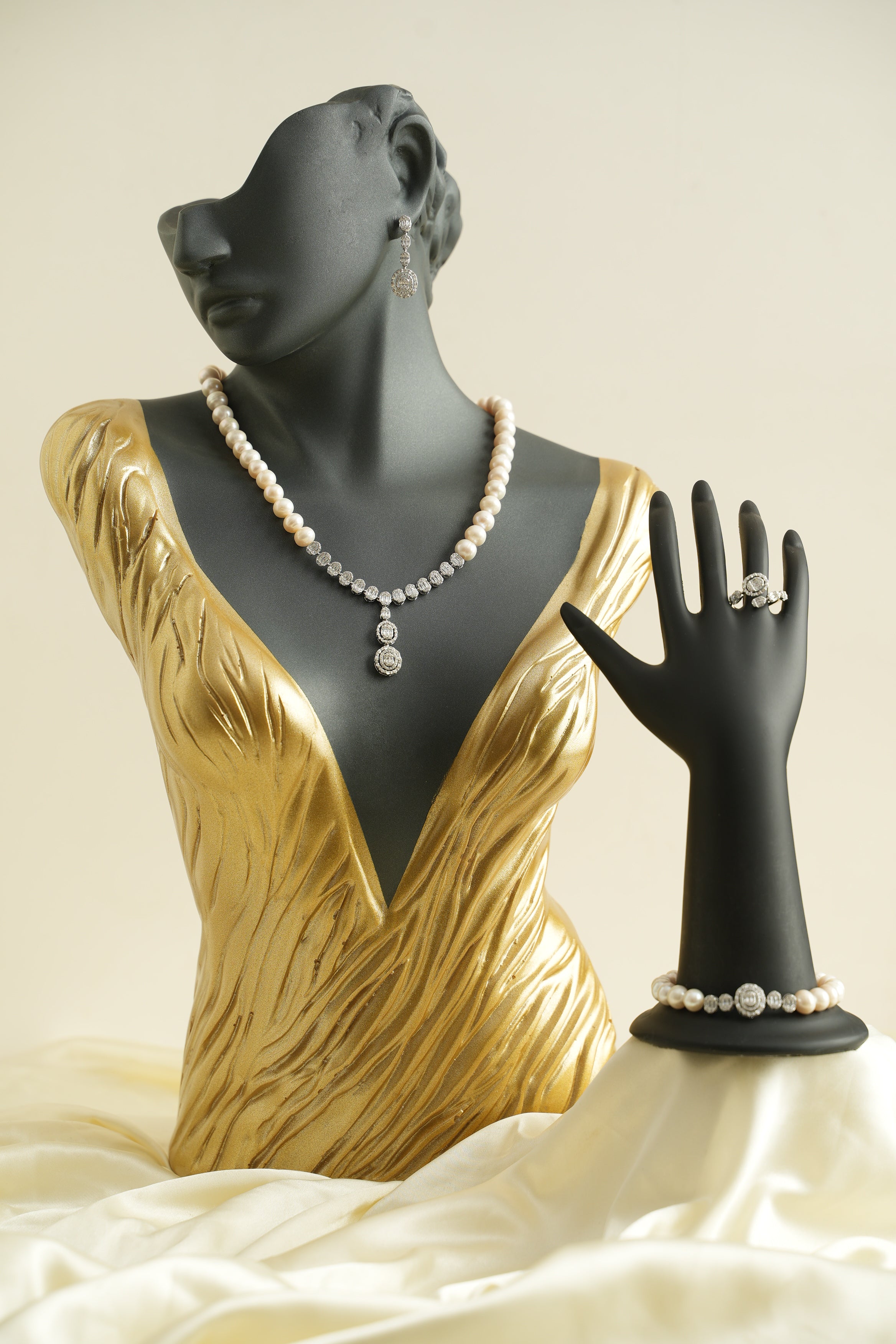 GÜMÜŞ İNCİ SET - ROSE 260