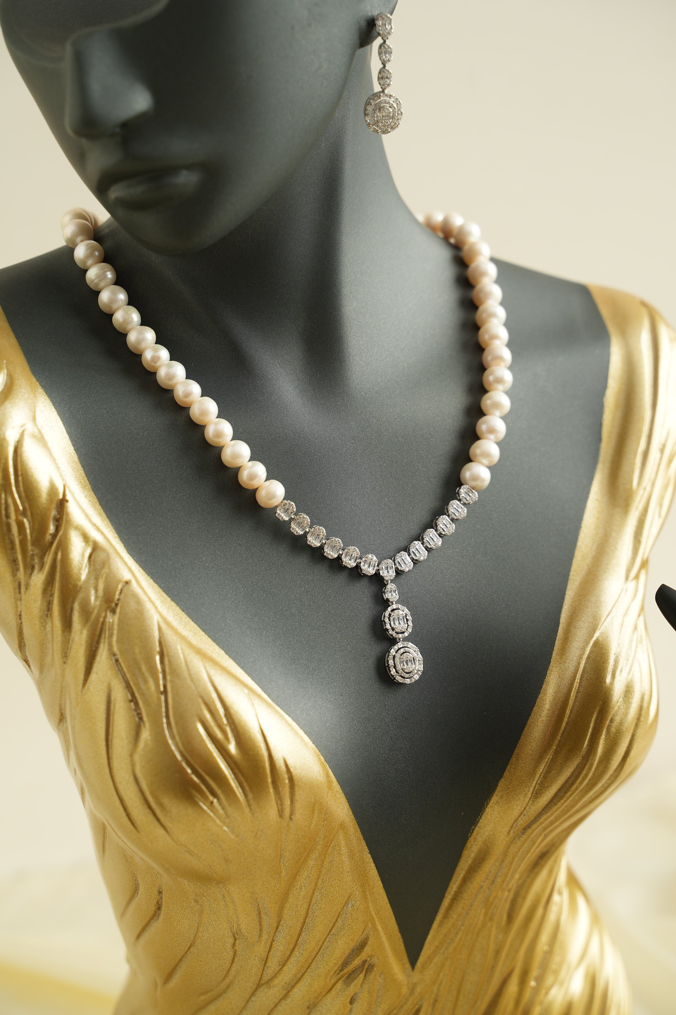 GÜMÜŞ İNCİ SET - ROSE 260