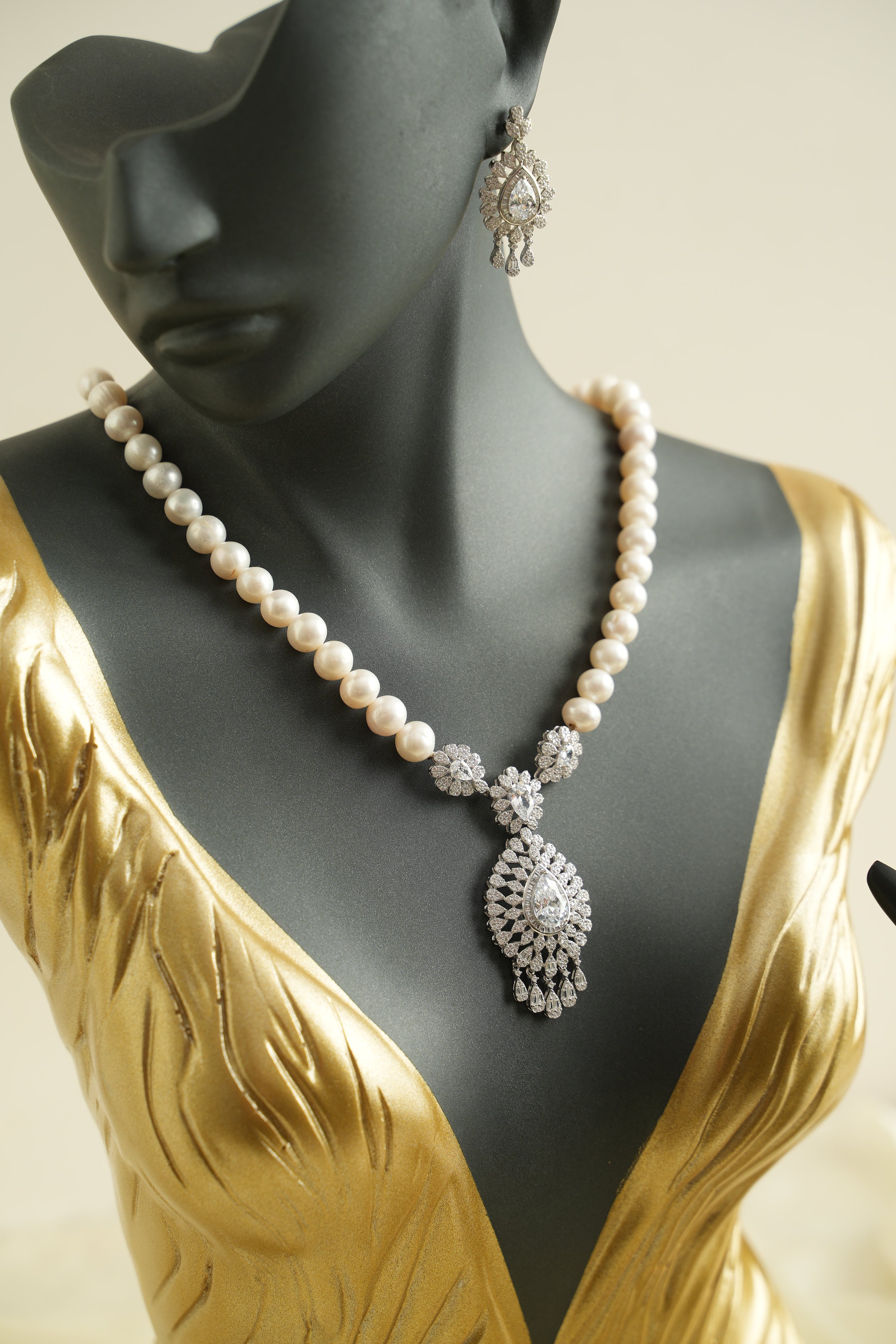 GÜMÜŞ İNCİ SET - ROSE 261