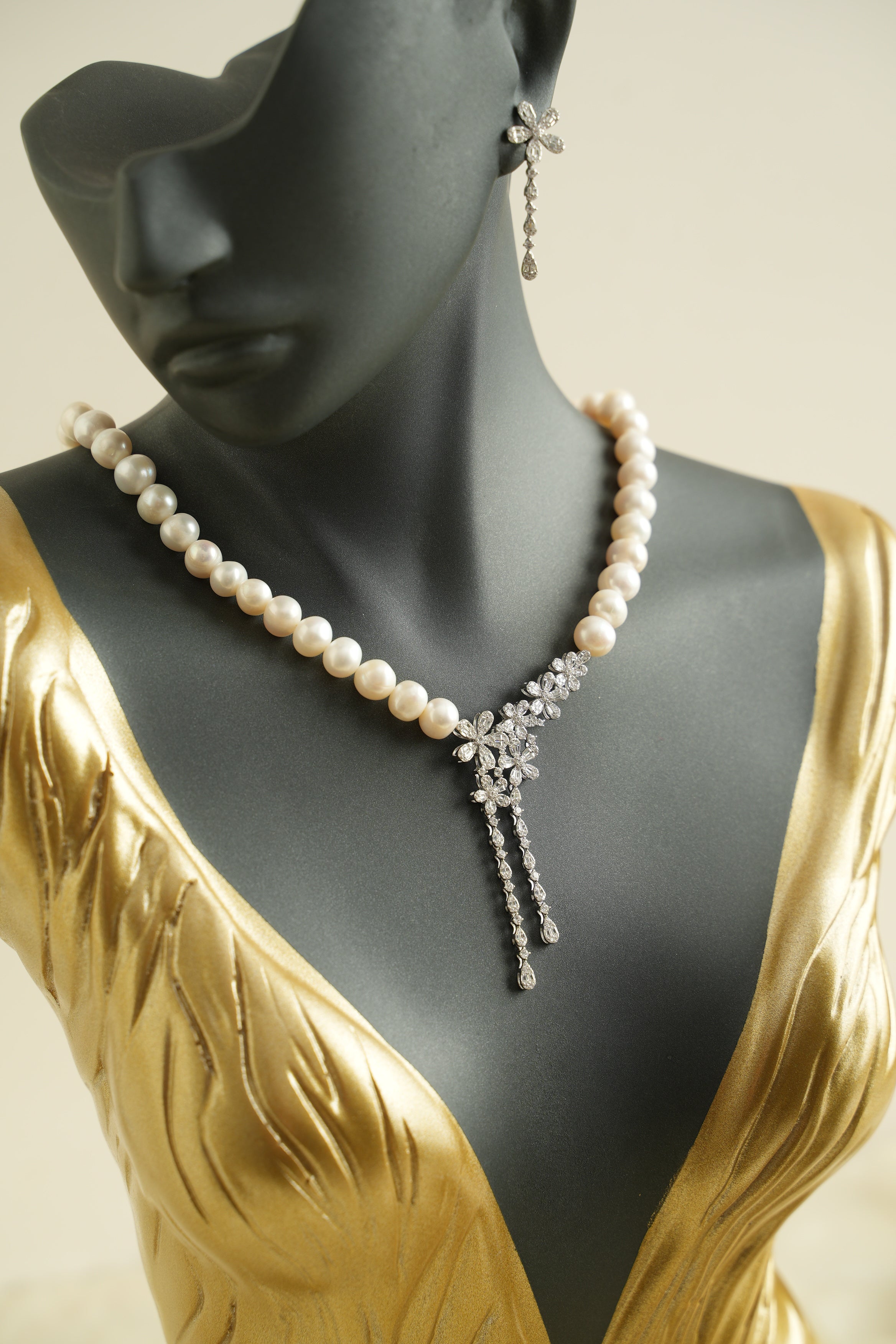 GÜMÜŞ İNCİ SET - ROSE 262