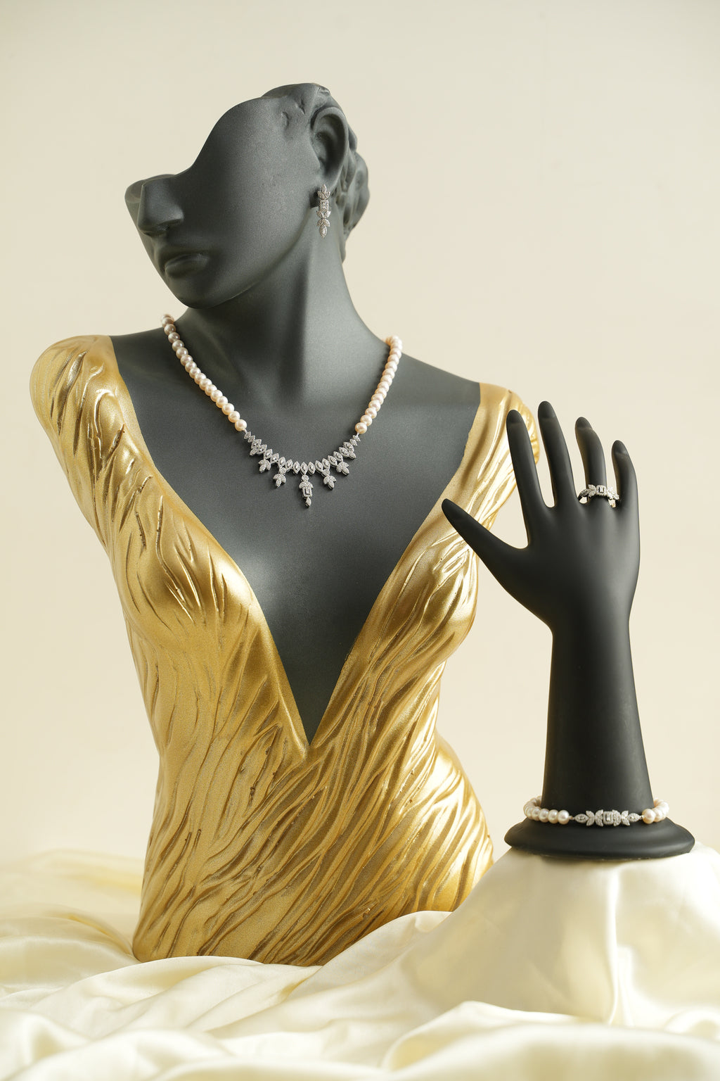 GÜMÜŞ İNCİ SET - ROSE 269