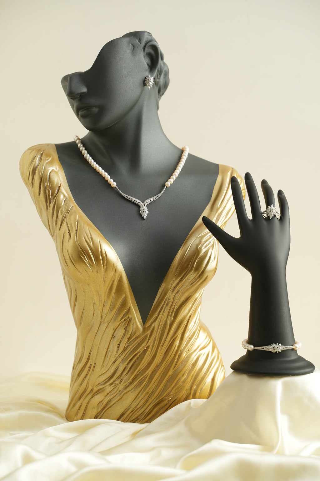 GÜMÜŞ İNCİ SET - ROSE 270