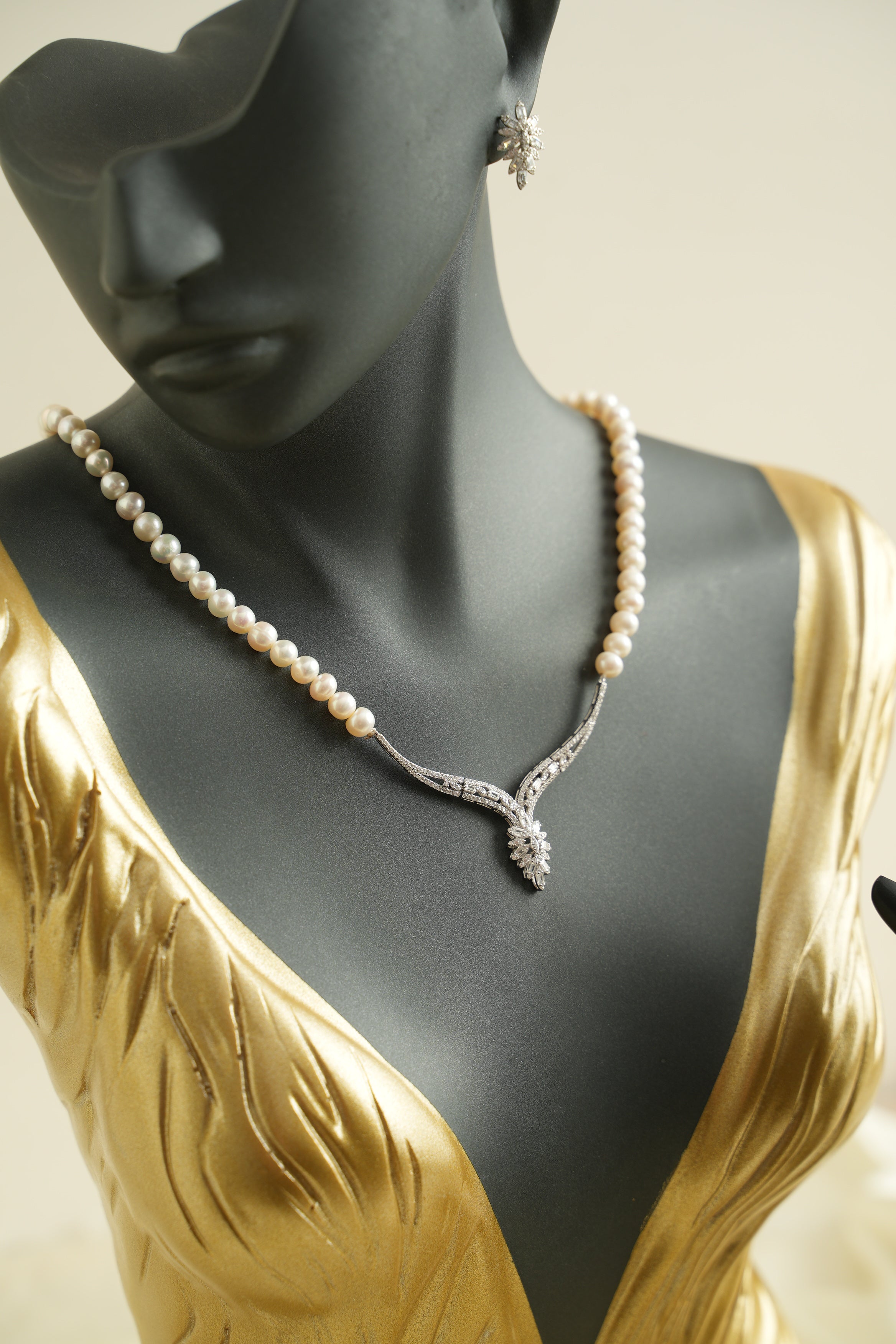 GÜMÜŞ İNCİ SET - ROSE 270