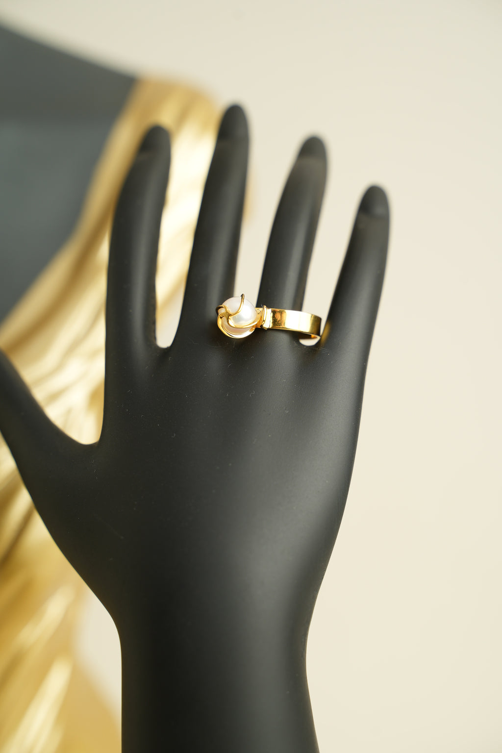 ALTIN YALDIZLI GÜMÜŞ İNCİ MASALI SET - ROSE 102