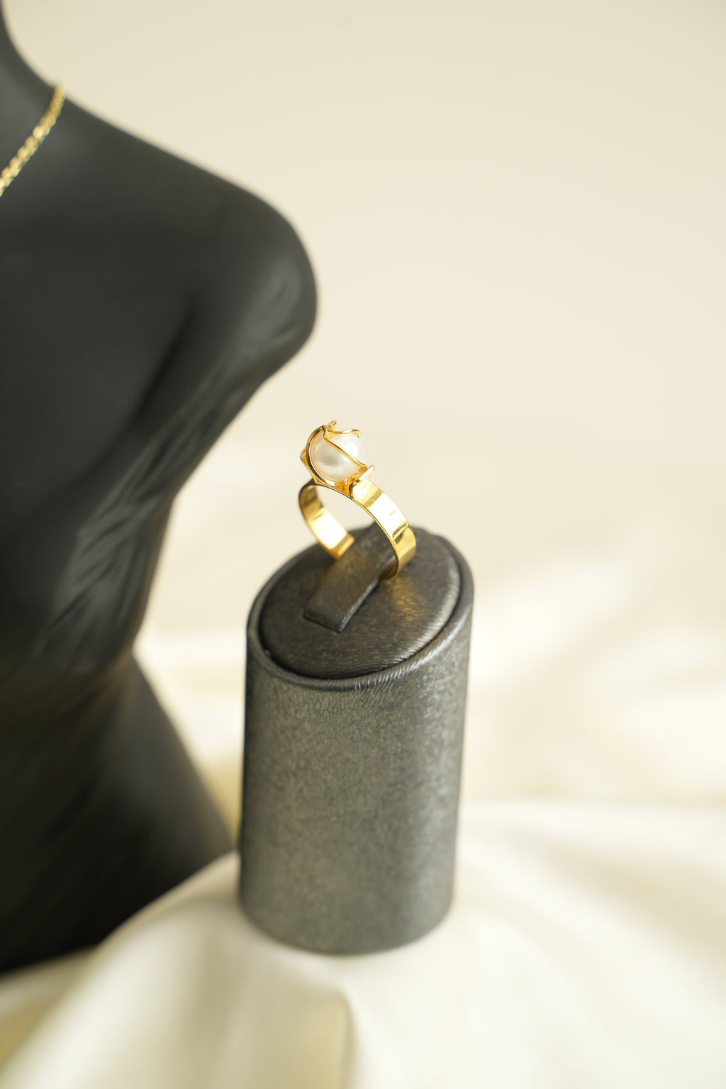 ALTIN YALDIZLI GÜMÜŞ İNCİ MASALI 3´LÜ SET - ROSE 109