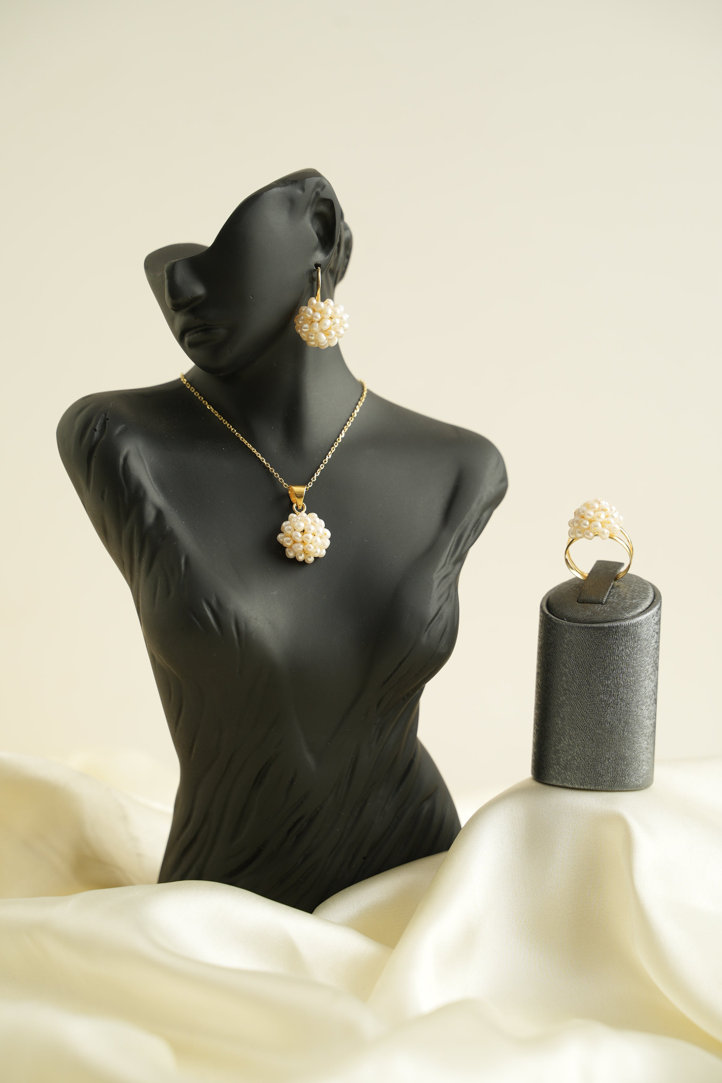 ALTIN YALDIZLI GÜMÜŞ PRENSES 3´LÜ SET - ROSE 110